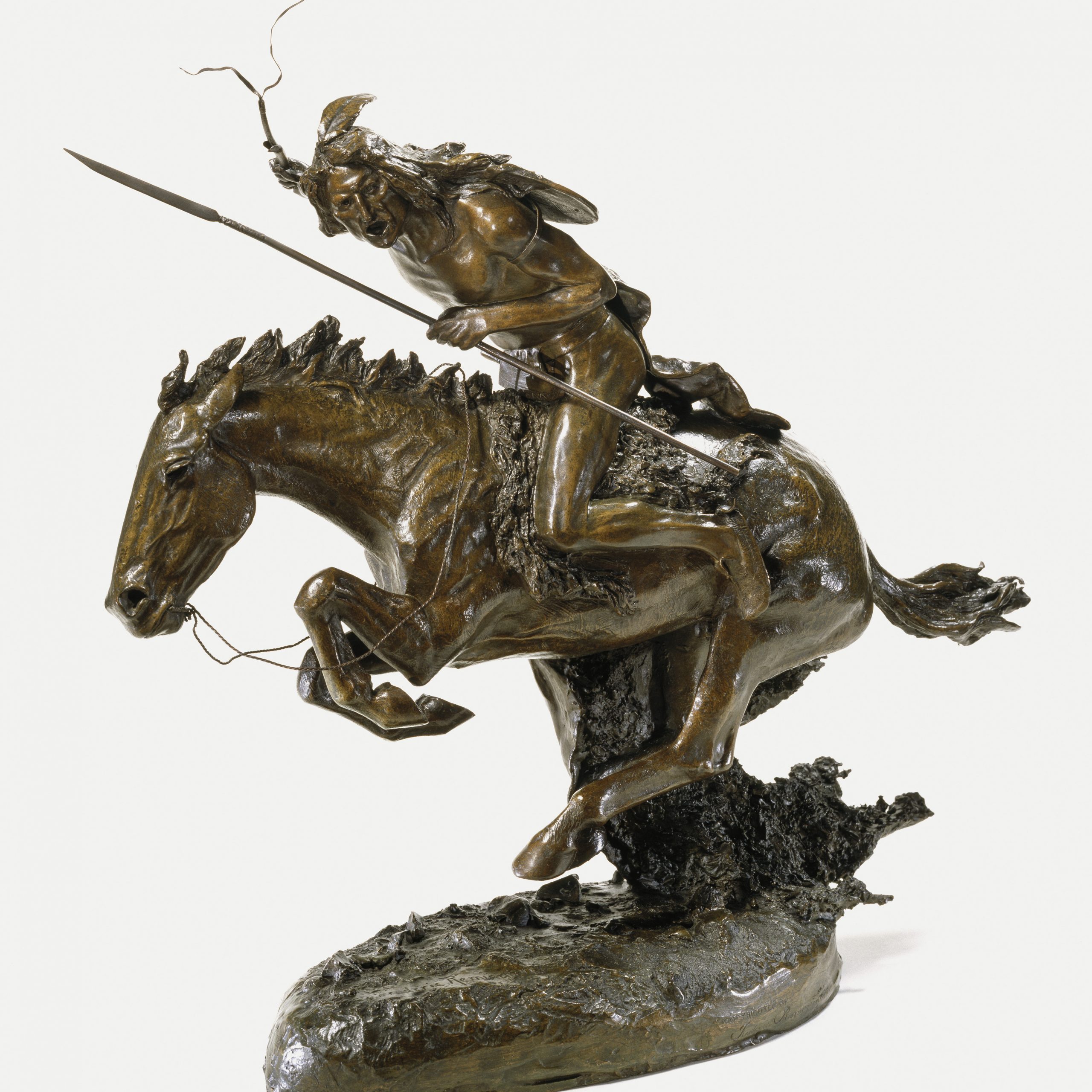 Frederic Remington (1861-1909), The Cheyenne, 1901 (cast 1904), Bronze 