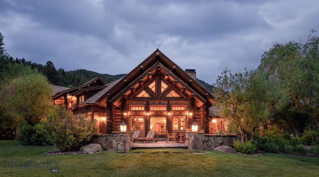 Hot Property: Gallatin River Log Home - Cowboys and Indians Magazine