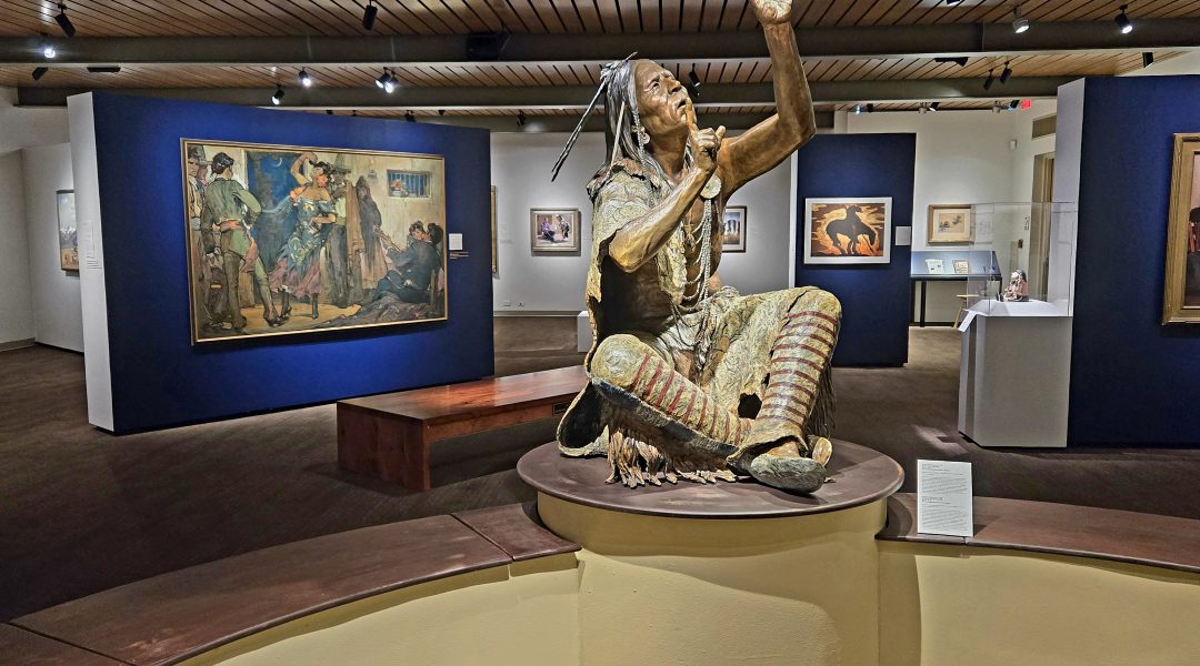 Briscoe-museum-storytellers-ed-natiya-sculpture - Cowboys And Indians 