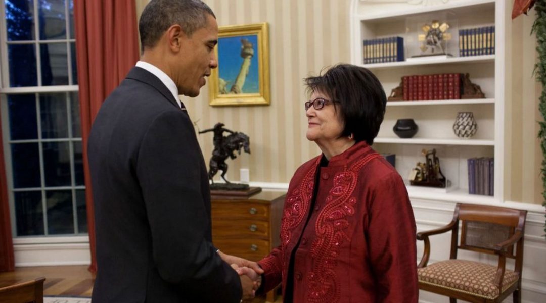 Blackfeet Leader Elouise Cobell Honored By President - C&I